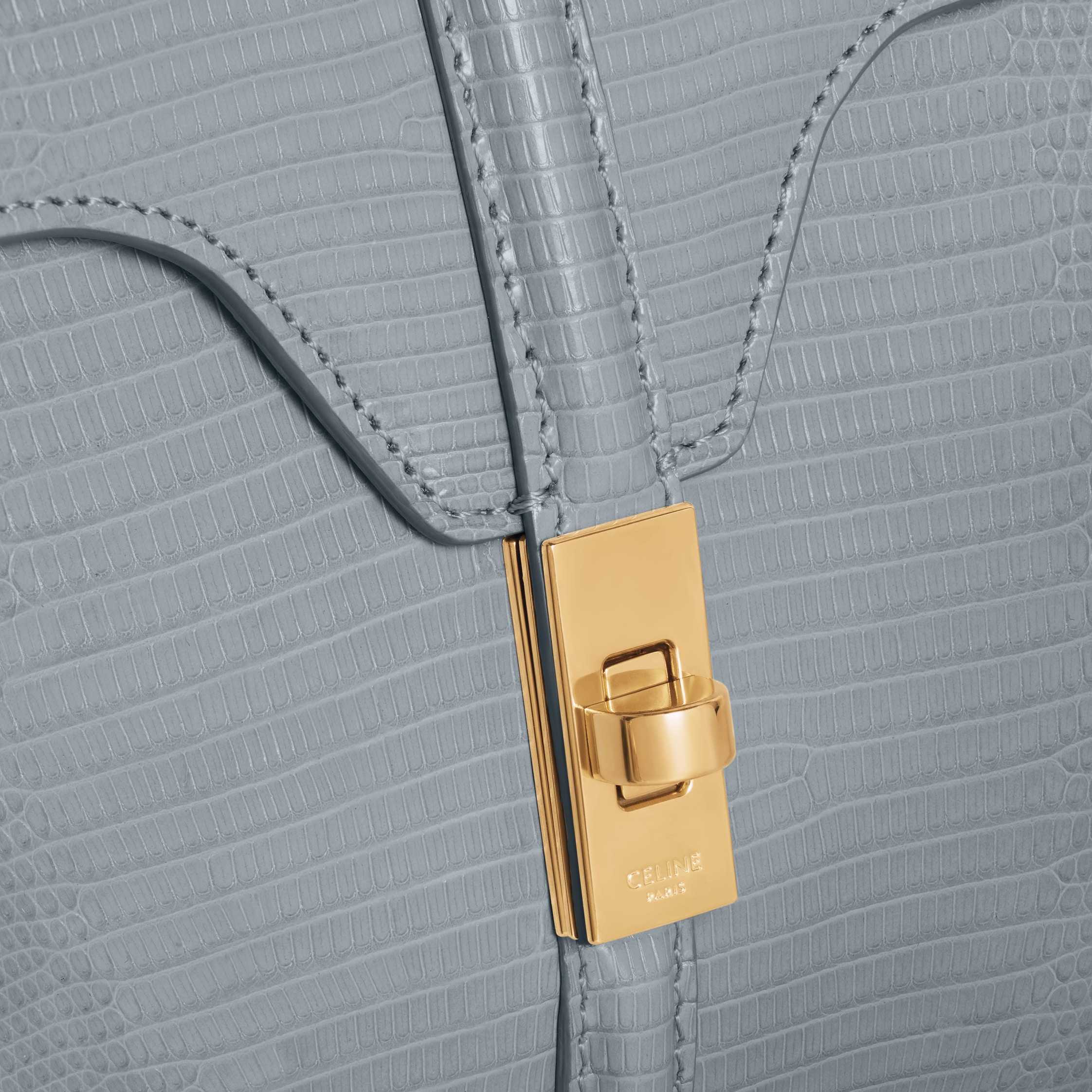 MINI 16 in Lizard - BLUE GREY | CELINE