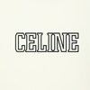 loose triomphe t-shirt in cotton jersey - WASHED WHITE/ BLACK -  - 4 | CELINE