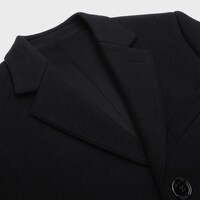 박시 코트 - 펠트 - 블랙 -  - 1 | CELINE