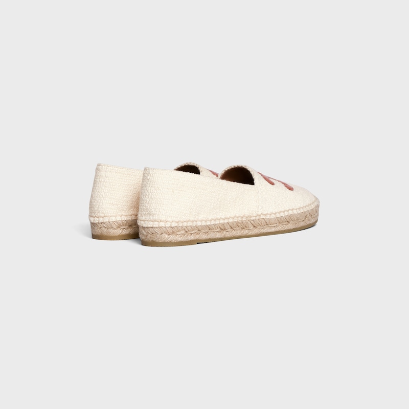 LES ESPADRILLES CELINE in TWEED & CALFSKIN - CREAM -  - 1 | CELINE