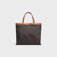 small square cabas IN TRIOMPHE CANVAS - HONEY - TRIOMPHE CANVAS - 1 | CELINE