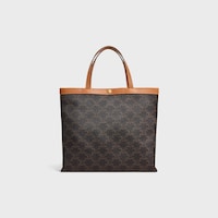 small square cabas IN TRIOMPHE CANVAS - MIEL - TOP-HANDLE BAGS - 2 | CELINE