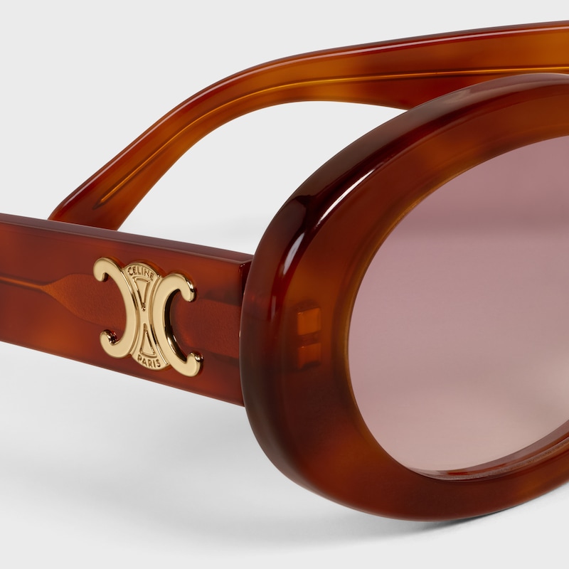 Triomphe 01 Sonnenbrille aus Acetat - HONIG HAVANA -  - 1 | CELINE
