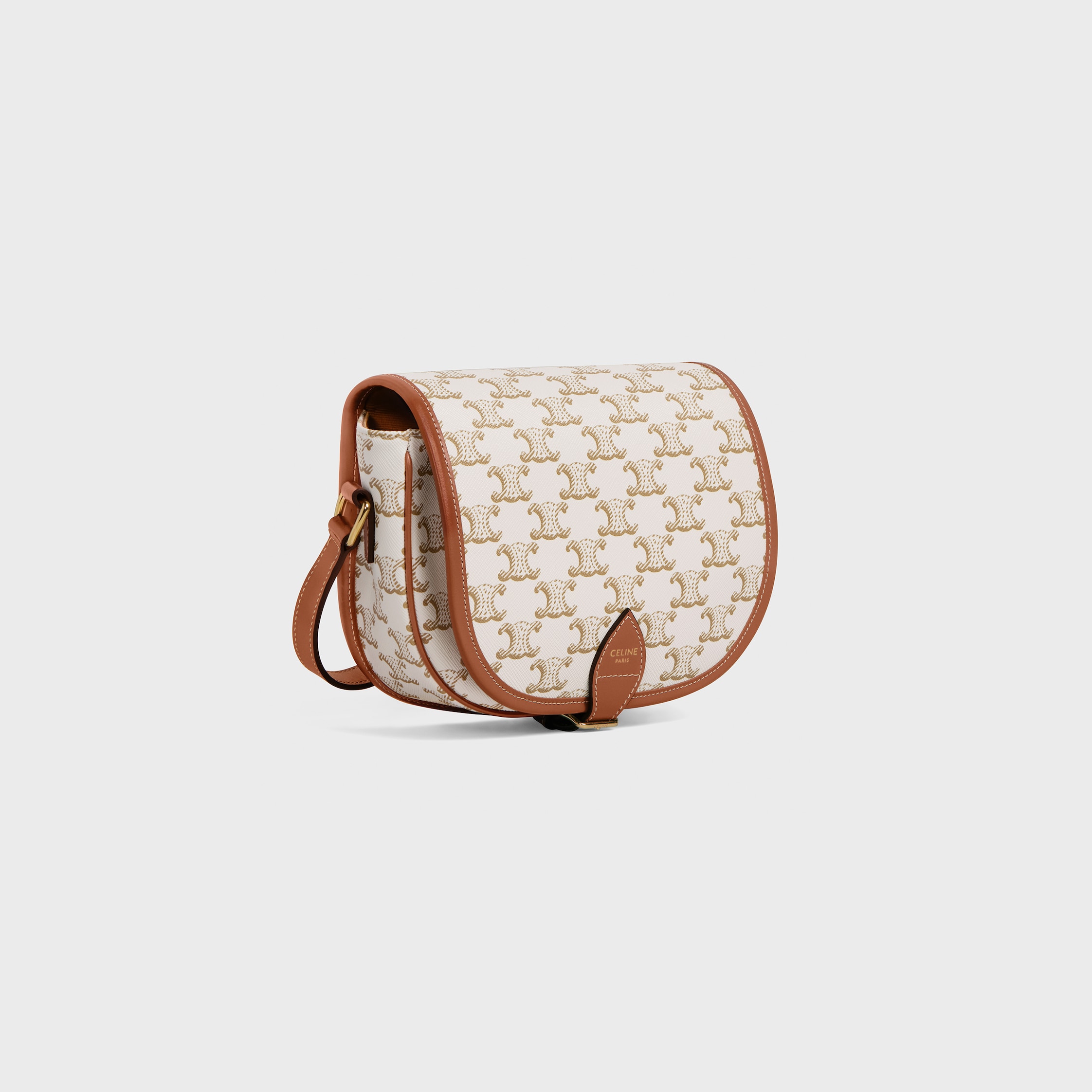 【関税&送料込】Celine Secchiello Triomphe Canvas Celine Drawstring Bag in Triomphe Canvas and Calfskin | eBay