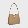 SMALL CAMILLE 16 SOFT BAG IN SMOOTH CALFSKIN - Smoked Brown - CROSS-BODY BAGS - 2 | CELINE