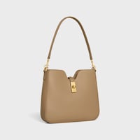 SMALL CAMILLE 16 SOFT BAG IN SMOOTH CALFSKIN - SMOKED BROWN - CAMILLE - 2 | CELINE