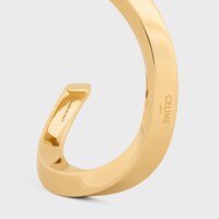 Formes Abstraites Square Cuff in Brass with Gold Finish - GOLD -  - 1 | CELINE