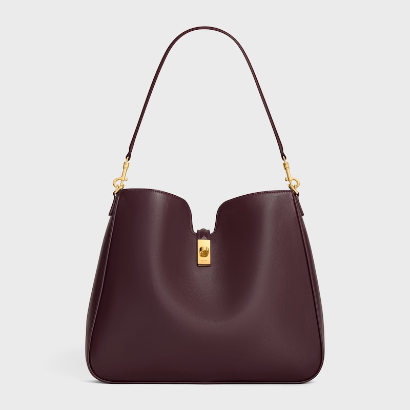 MEDIUM CAMILLE 16 SOFT BAG IN SMOOTH CALFSKIN - DEEP BURGUNDY - HOBO AND TOTE BAGS - 1 | CELINE