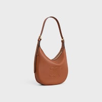 BOLSO HELOÏSE PEQUEÑO DE PIEL DE BECERRO FLEXIBLE CON TEXTURA GRANULADA - TOSTADO - GIFT FINDER - 2 | CELINE