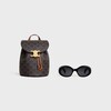 MOCHILA CELINE BONNIE DE LONA TRIOMPHE Y PIEL DE BECERRO - TOSTADO - IONA TRIOMPHE - 5 | CELINE
