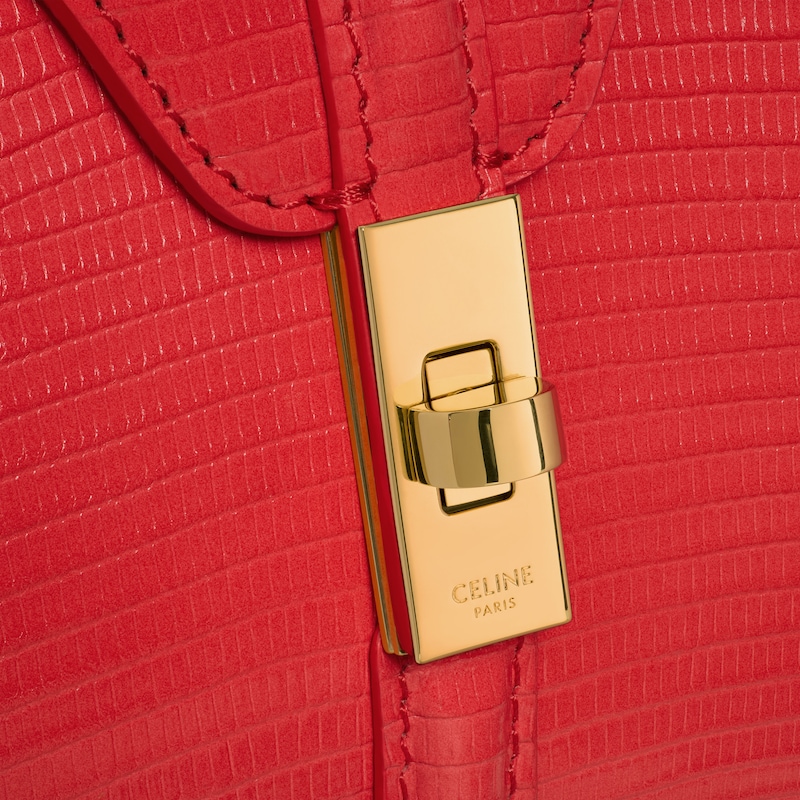 MINI 16 IN Lizard - ULTRA RED - MORE LINES - 1 | CELINE