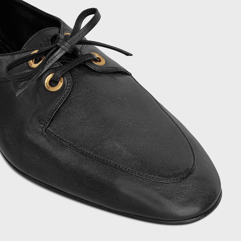 MILES LOAFER IN SUPPLE CALFSKIN - BLACK -  - 1 | CELINE