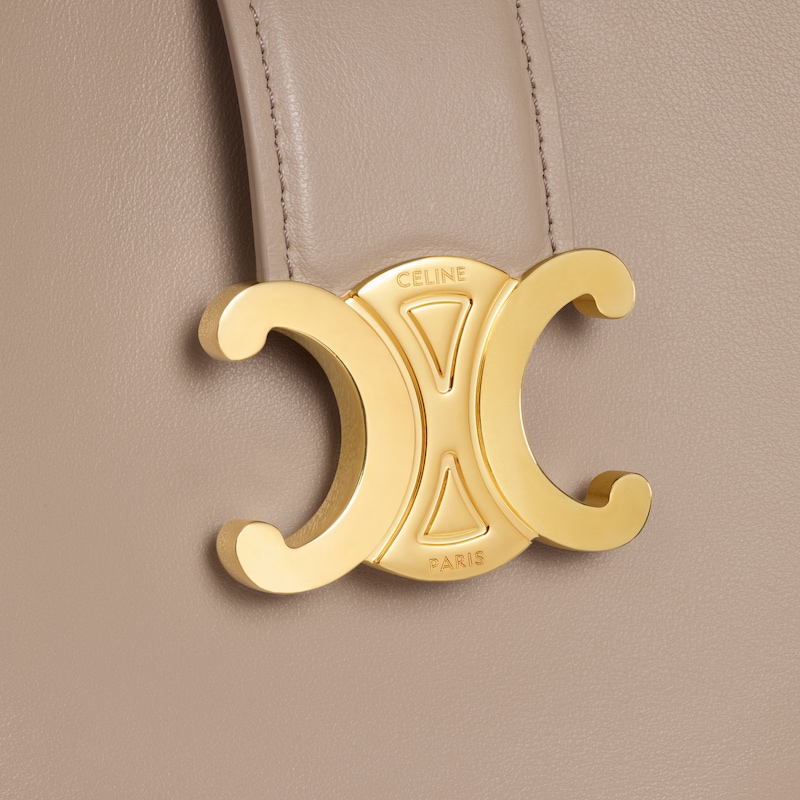 SMALL BUCKET LOUISE IN SMOOTH CALFSKIN - SAFARI - MORE LINES - 1 | CELINE