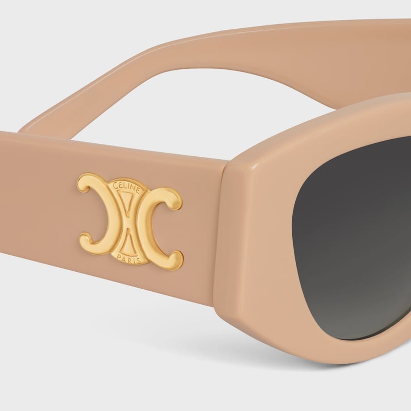 Lunettes de soleil Triomphe 15 en Acétate - NUDE -  - 1 | CELINE