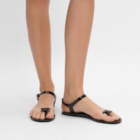 JELLY BAY SANDAL IN ECO CERTIFIED PVC - BLACK -  - 2 | CELINE