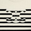 크루넥 스웨터 - 울 캐시미어 - 에크루/블랙 -  - 4 | CELINE