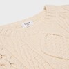 Aran羊絨及羊毛圓領毛衣 - 米白色 -  - 3 | CELINE