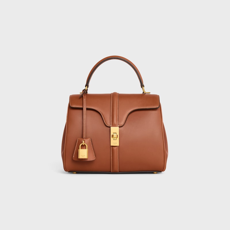 Small 16 Bag IN natural calfskin - TAN - 16 - 1 | CELINE