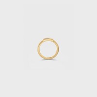 Systeme Ring in Yellow Gold and Diamonds - Yellow Gold and White -  - 1 | CELINE