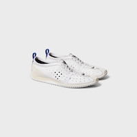 SOFT SNEAKER IN STRETCH LAMBSKIN, SUEDE CALFSKIN AND LAMBSKIN - OPTIC WHITE -  - 2 | CELINE