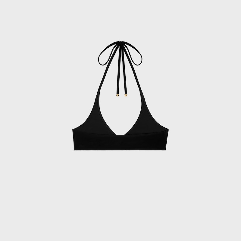 트리옹프 트라이앵글 탑 - 매트 저지 - 블랙 -  - 1 | CELINE