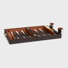 BACKGAMMON IN TRIOMPHE CANVAS - BLACK / TAN - CELINE MAISON - 1 | CELINE