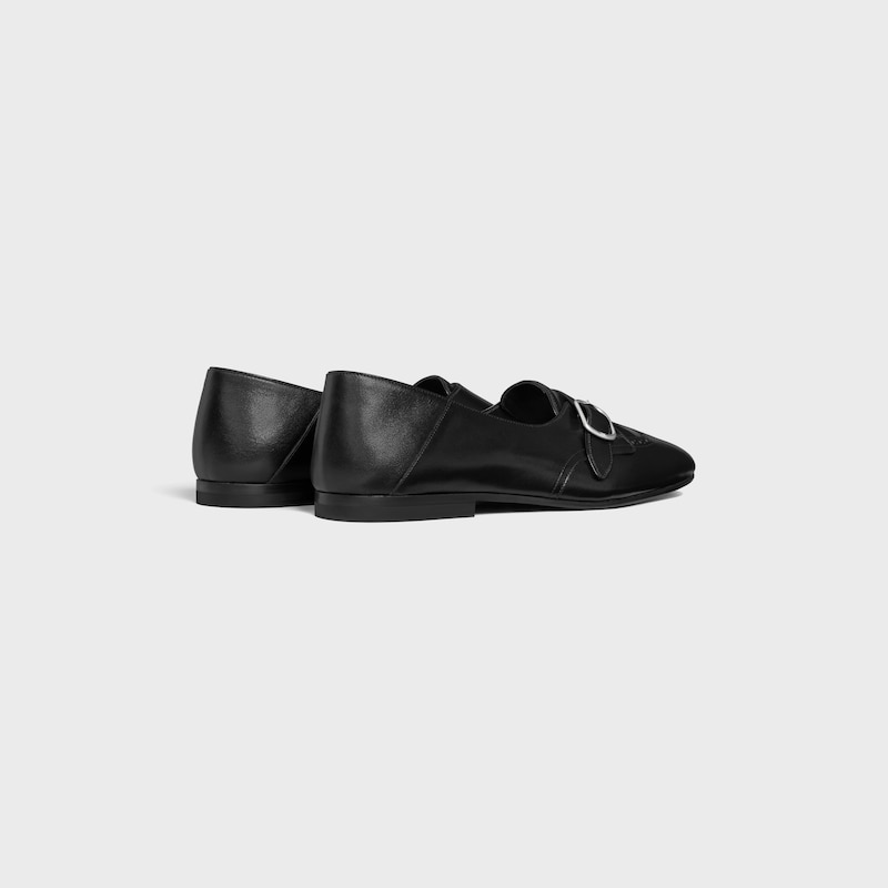 CELINE JOHN MONK IN SUPPLE CALFSKIN - BLACK -  - 1 | CELINE
