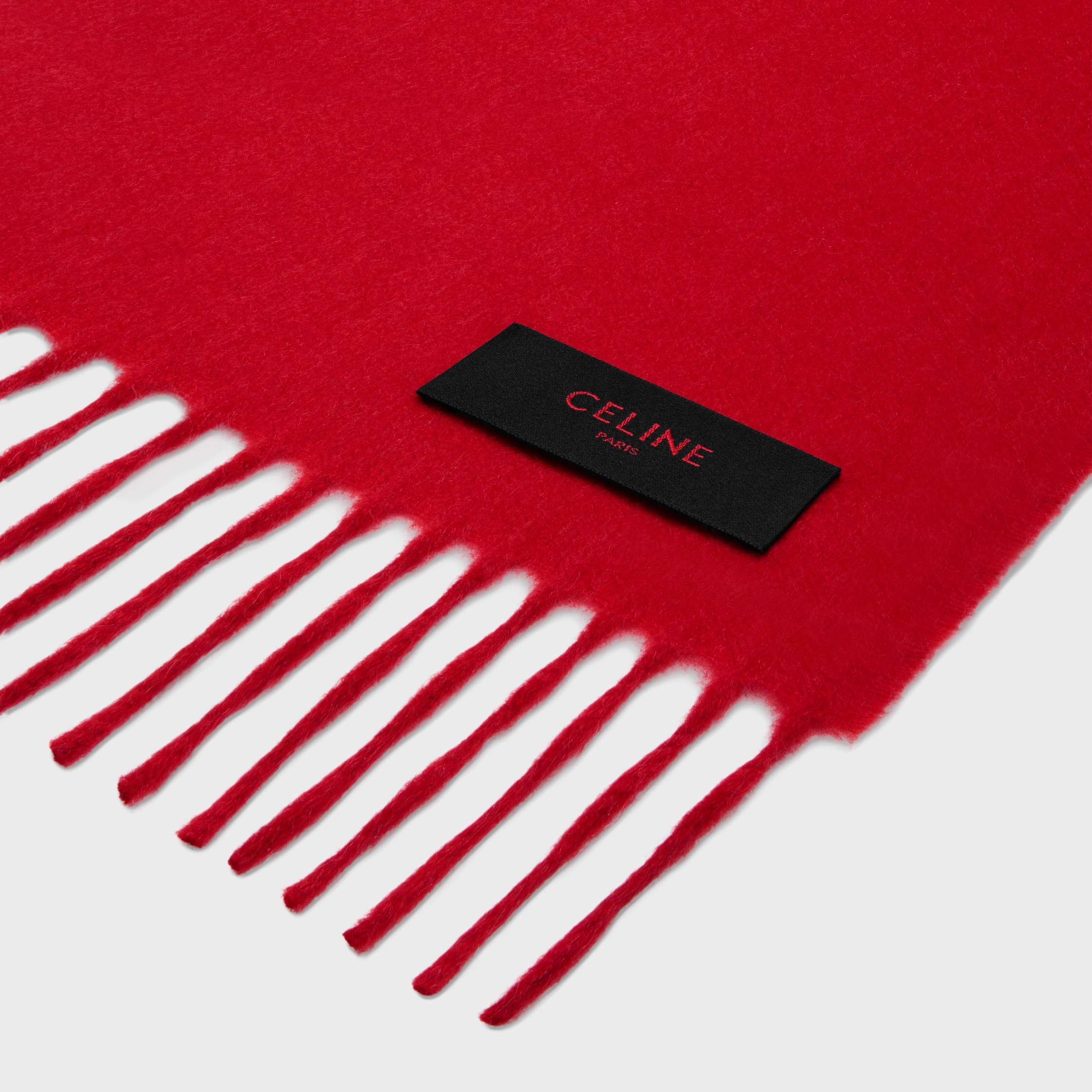 SCARF IN CASHMERE - LIPSTICK | CELINE