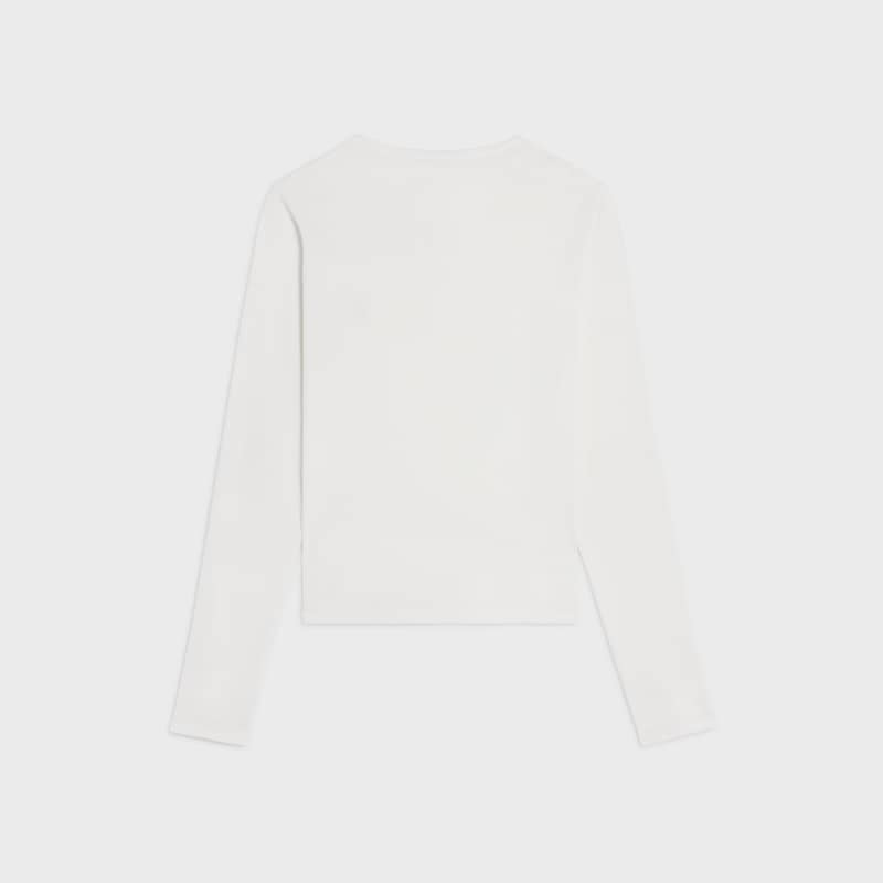 長袖T恤 - 米白色 / 黑色 -  - 1 | CELINE