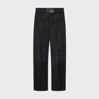 boyfriend jeans 001 IN cotton Denim - MAX BLACK WASH -  - 2 | CELINE