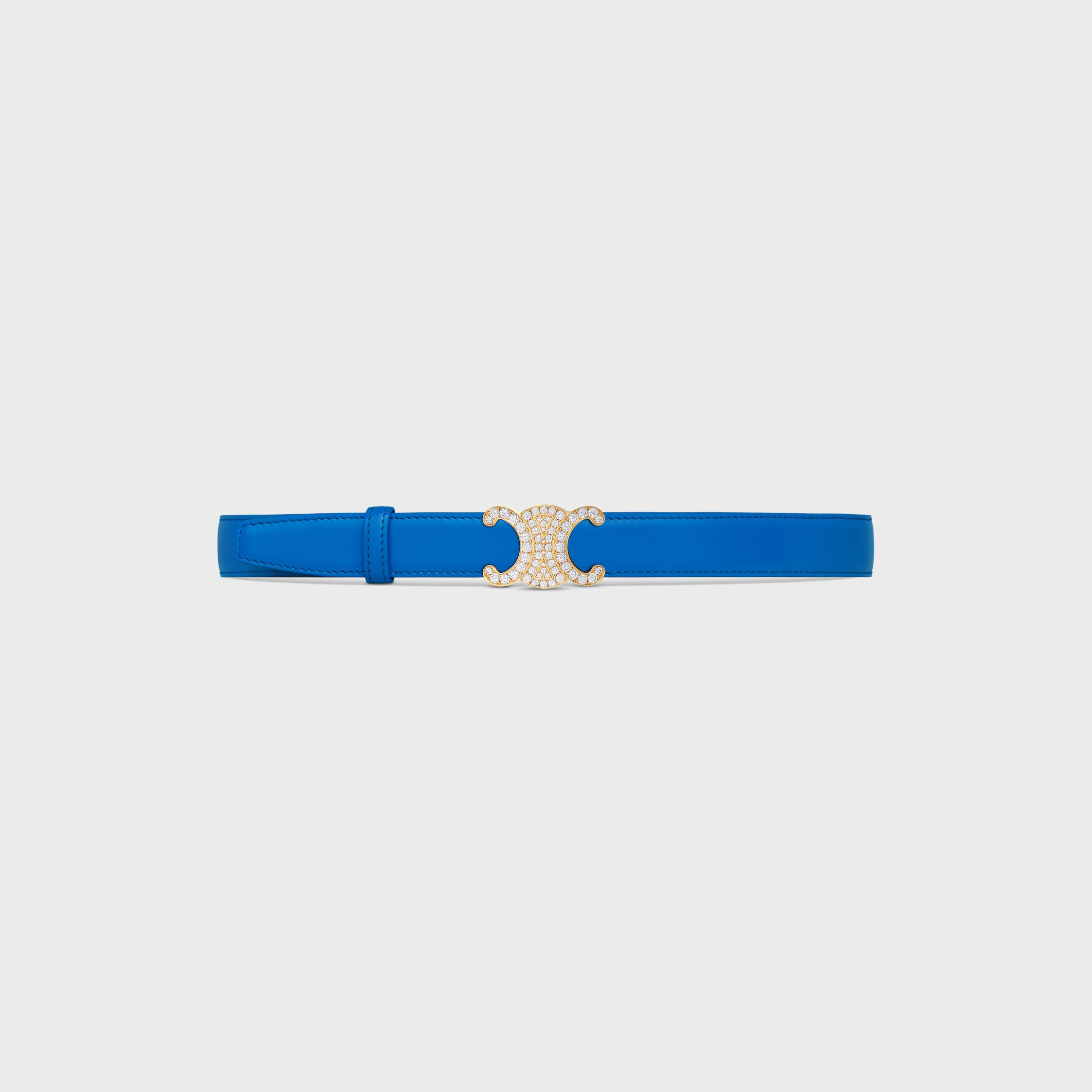 TRIOMPHE BUCKLE & REVERSIBLE STRAP 25MM - ULTRA BLUE / SOFT CREAM