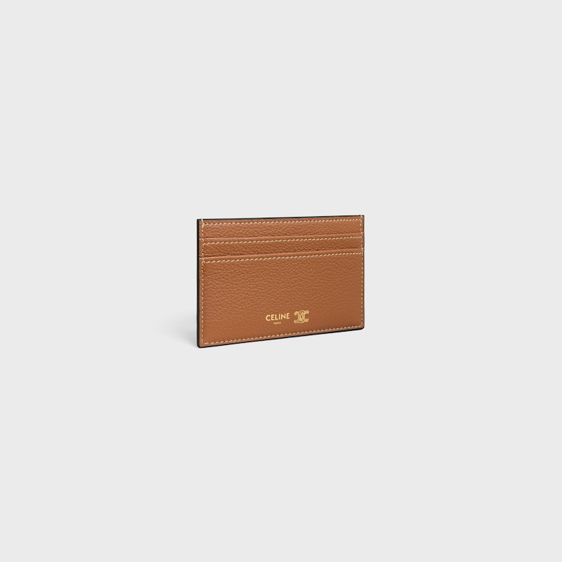 中号卡包 - 柔棕色/柔奶油白色 - 新品 - 1 | CELINE