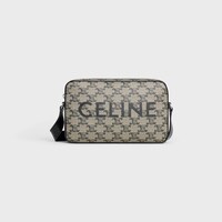 Mittelgroße Messenger Bag aus TRIOMPHE CANVAS MIT CELINE PRINT - BEIGE - GIFT FINDER - 1 | CELINE