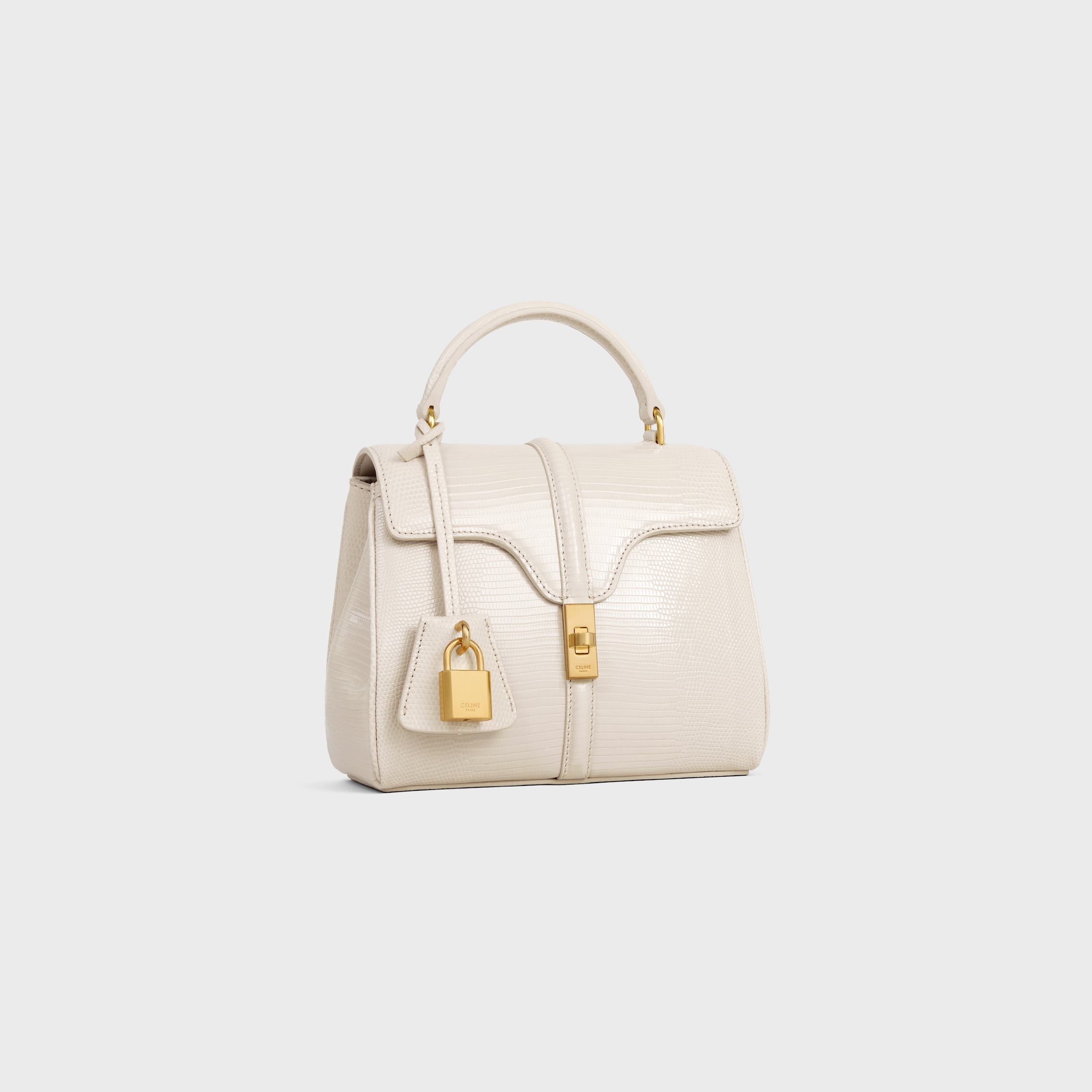 【CELINE】セリーヌ★mini besace★ミニ ベセース★モノグラム スモール 16（セーズ）バッグ / ナチュラルカーフスキン - タン