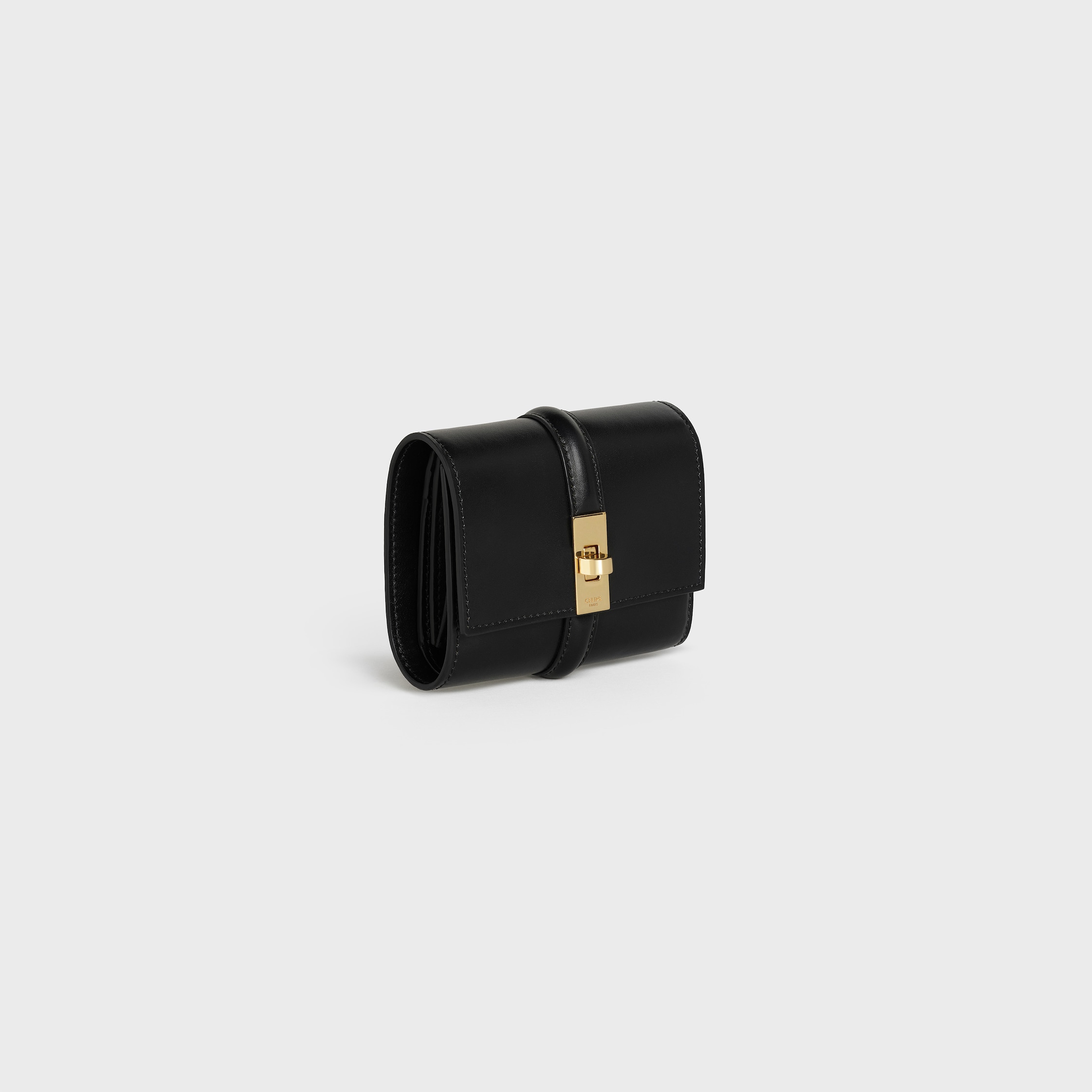 SMALL TRIFOLD WALLET 16 IN SATINATED CALFSKIN 財布・小物 SMALL TRIFOLD WALLET 16 IN SATINATED CALFSKIN - TAN | CELINE