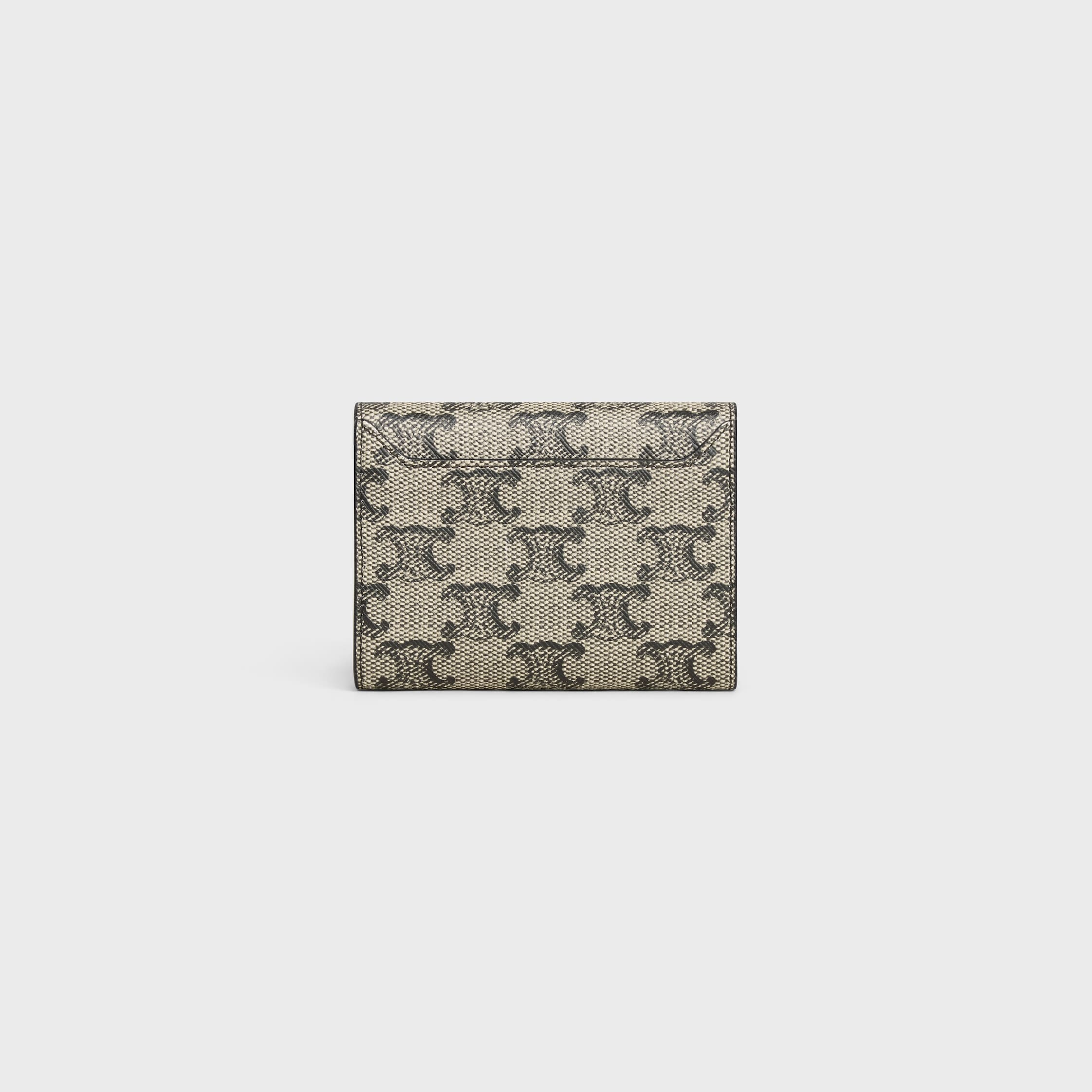 CELINE セリーヌ カードホルダー トリオンフキャンバス ベージュ ☆CELINE☆ ジップ付きカードホルダー キュイル トリオンフ