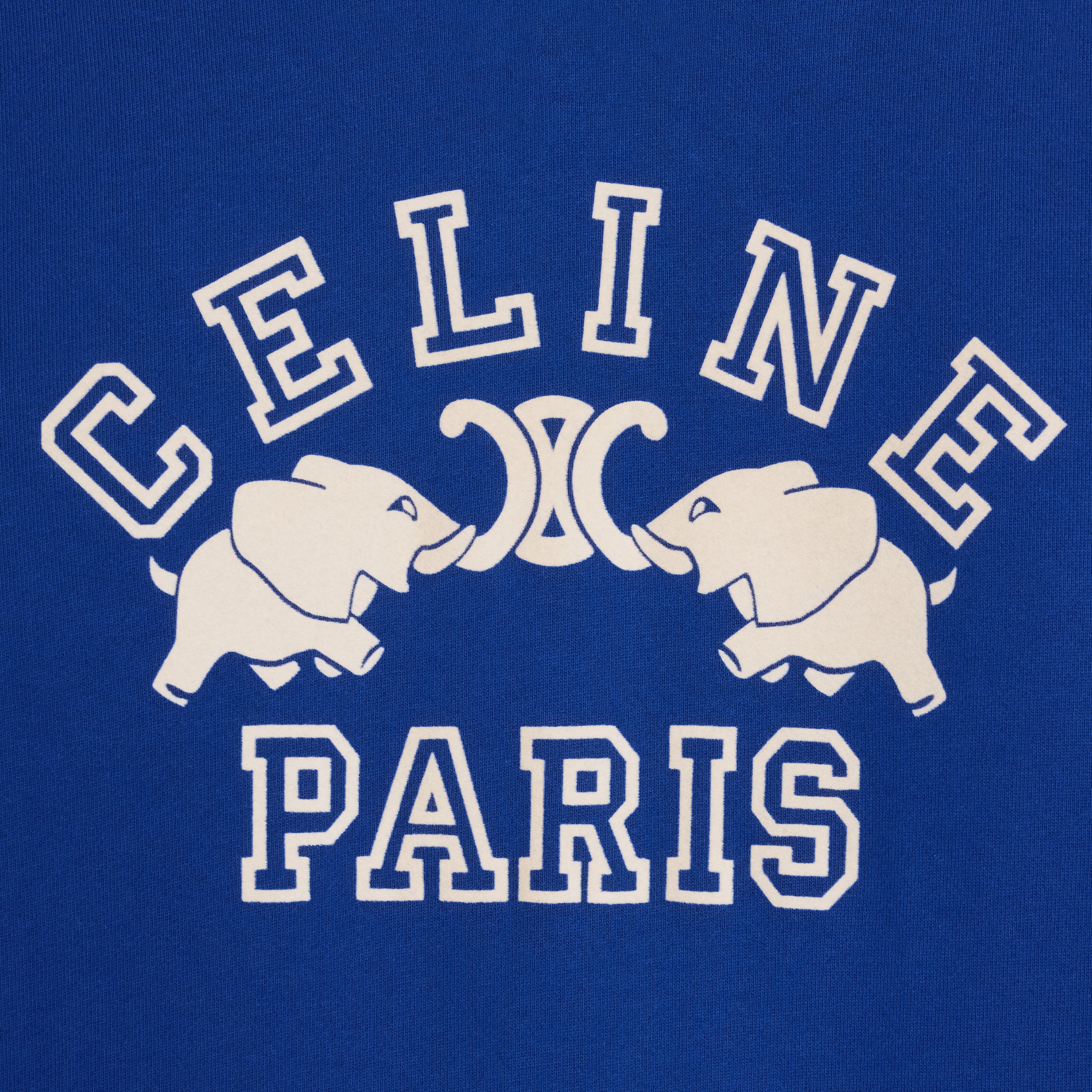 レギュラー スウェットシャツ / コットンフリース - | CELINE