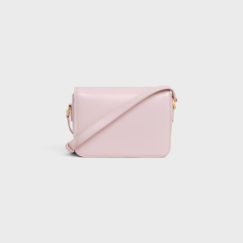 Teen Triomphe Bag in shiny calfskin - PASTEL PINK - SHOULDER BAGS - 1 | CELINE