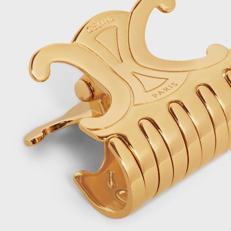 CELINE锌合金中号爪式发夹 - 金色 - GIFT FINDER - 1 | CELINE