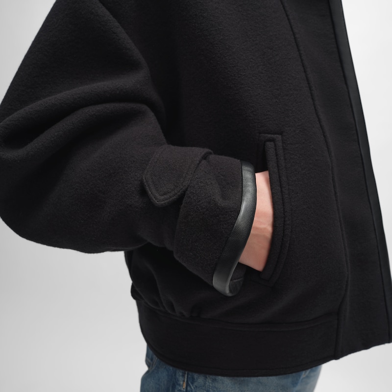 재킷 - 더블 페이스 울 펠트 - 블랙 -  - 1 | CELINE