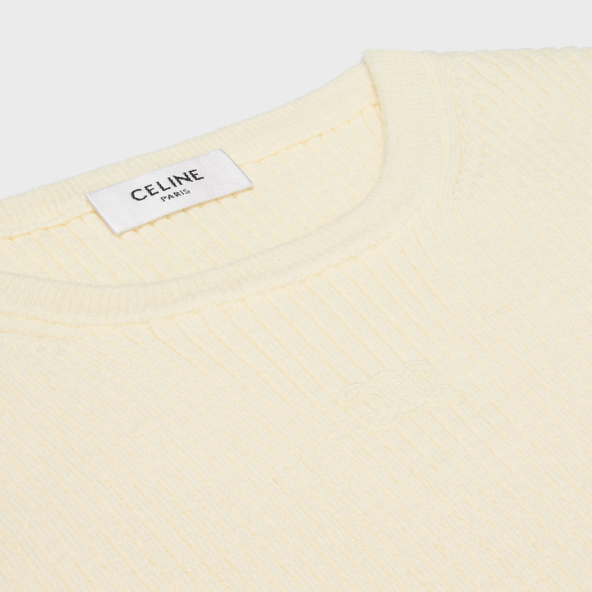 美品！　CELINE ストライプ タンクトップ ノースリーブ ユニセックス CELINE】ストライプのノースリーブタンクトップ (CELINE/タンク