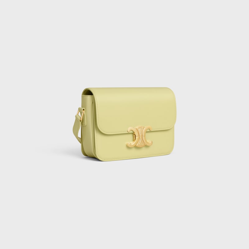 TEEN TRIOMPHE BAG IN shiny calfskin - CITRUS - TRIOMPHE - 1 | CELINE