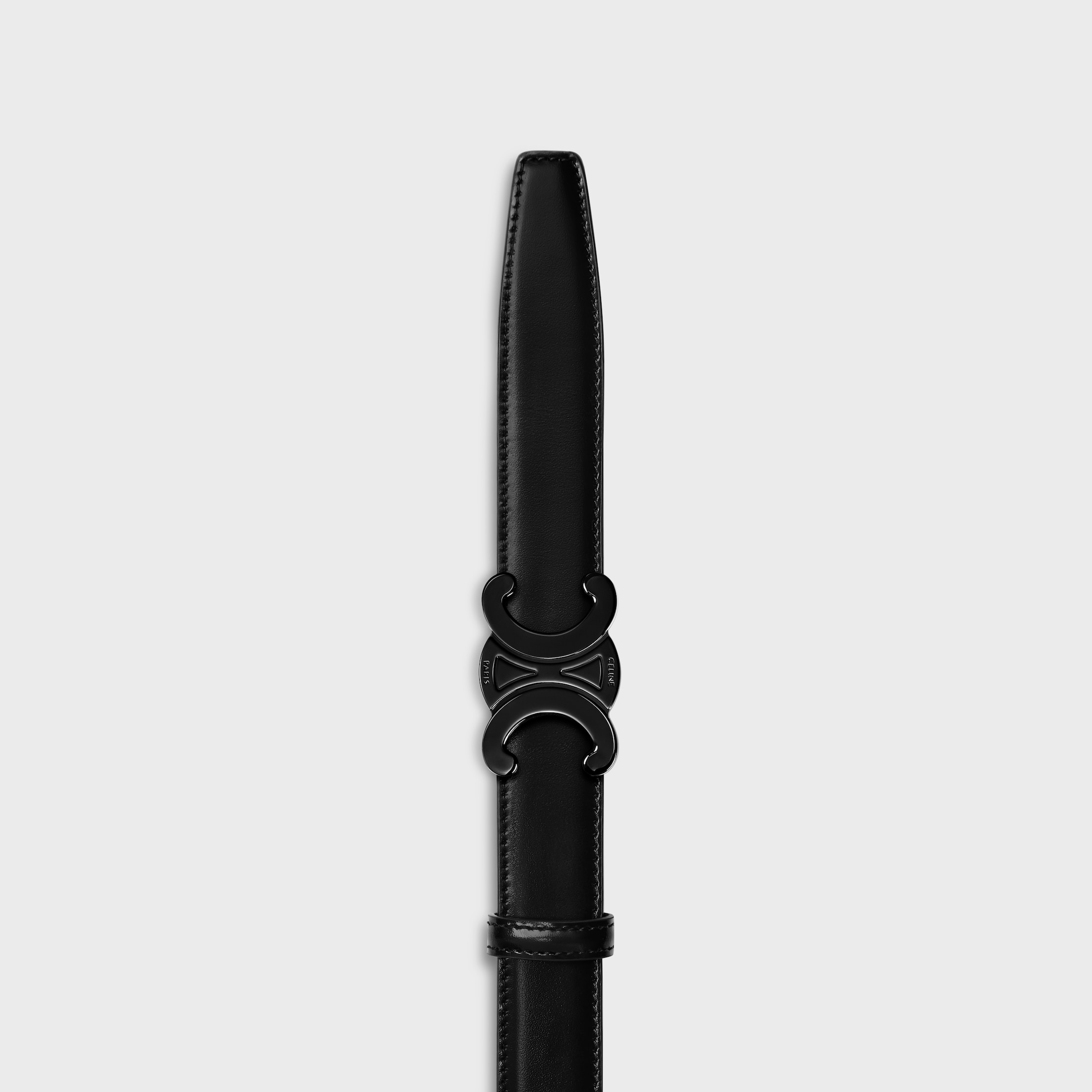 CELINE トリオンフバックル＆リバーシブルストラップ 25MM トリオンフ バックル＆リバーシブルストラップ 25MM - ブラック