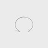 Torsion Bracelet in White Gold and Diamonds - White Gold and White -  - 1 | CELINE