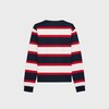 블라종 럭비 폴로 셔츠 - 스트라이프 저지 - DIRTY WHITE/NAVY/RED -  - 2 | CELINE