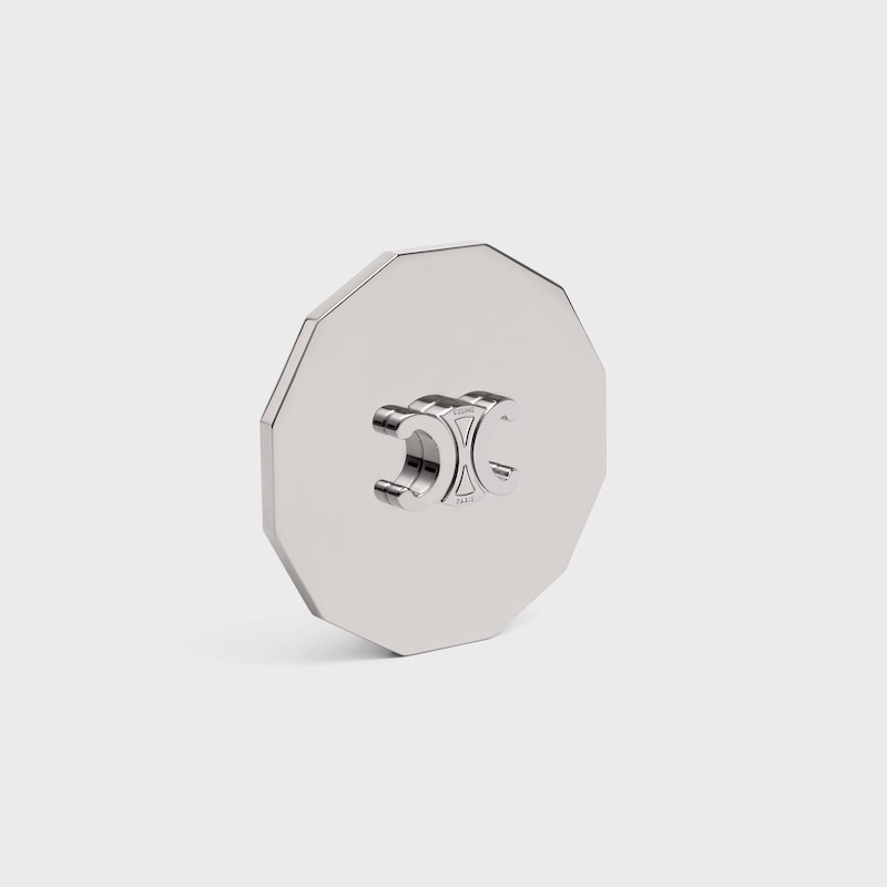 CANDLE TRIOMPHE LID IN STEEL - SILVER - SMALL GIFTS - 1 | CELINE