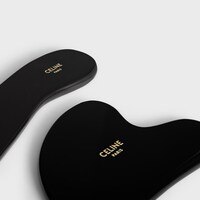 GUA SHA SET IN OBSIDIAN - BLACK - BEAUTY ACCESSORIES - 1 | CELINE