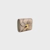 Small Flap Wallet TRIOMPHE IN PEARLY PYTHON - NATURAL - TRIOMPHE - 2 | CELINE