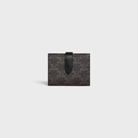 파인 스트랩 지갑 - 트리옹프 캔버스 & 램스킨 - 블랙 - GIFT FINDER - 1 | CELINE