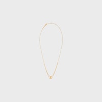 Triomphe Suspended Necklace in Brass with Gold Finish - GOLD -  - 2 | CELINE